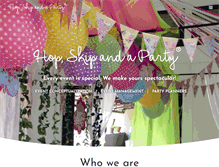 Tablet Screenshot of hopskipandaparty.com